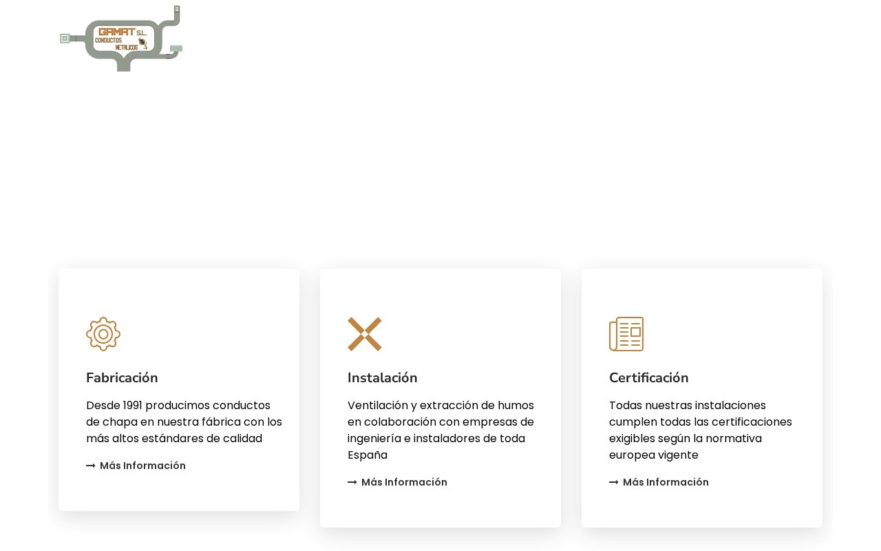 Web de Conductos Gamat