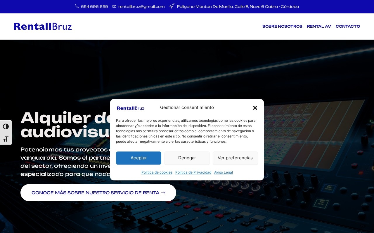 Web de Rentall Bruz